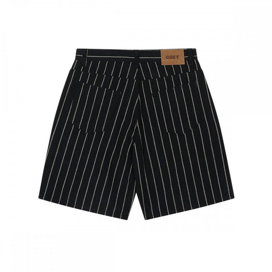 Stripe Baggy Denim Short