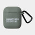 Tour Airpods Case, Smoke Green / Grey