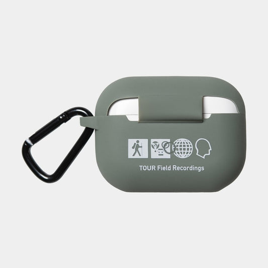 Tour Airpods Case, Smoke Green / Grey