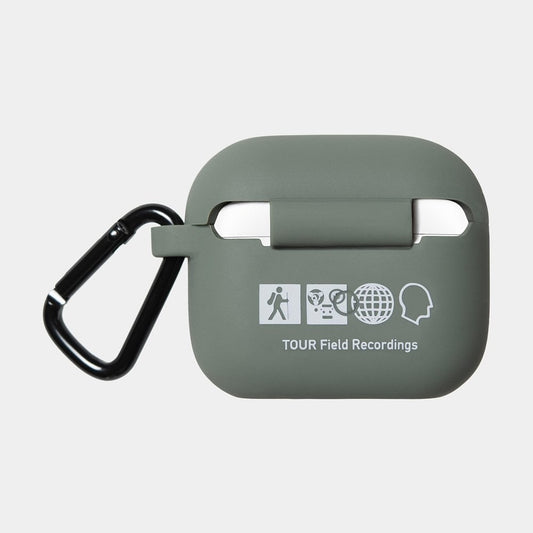 Tour Airpods Case, Smoke Green / Grey