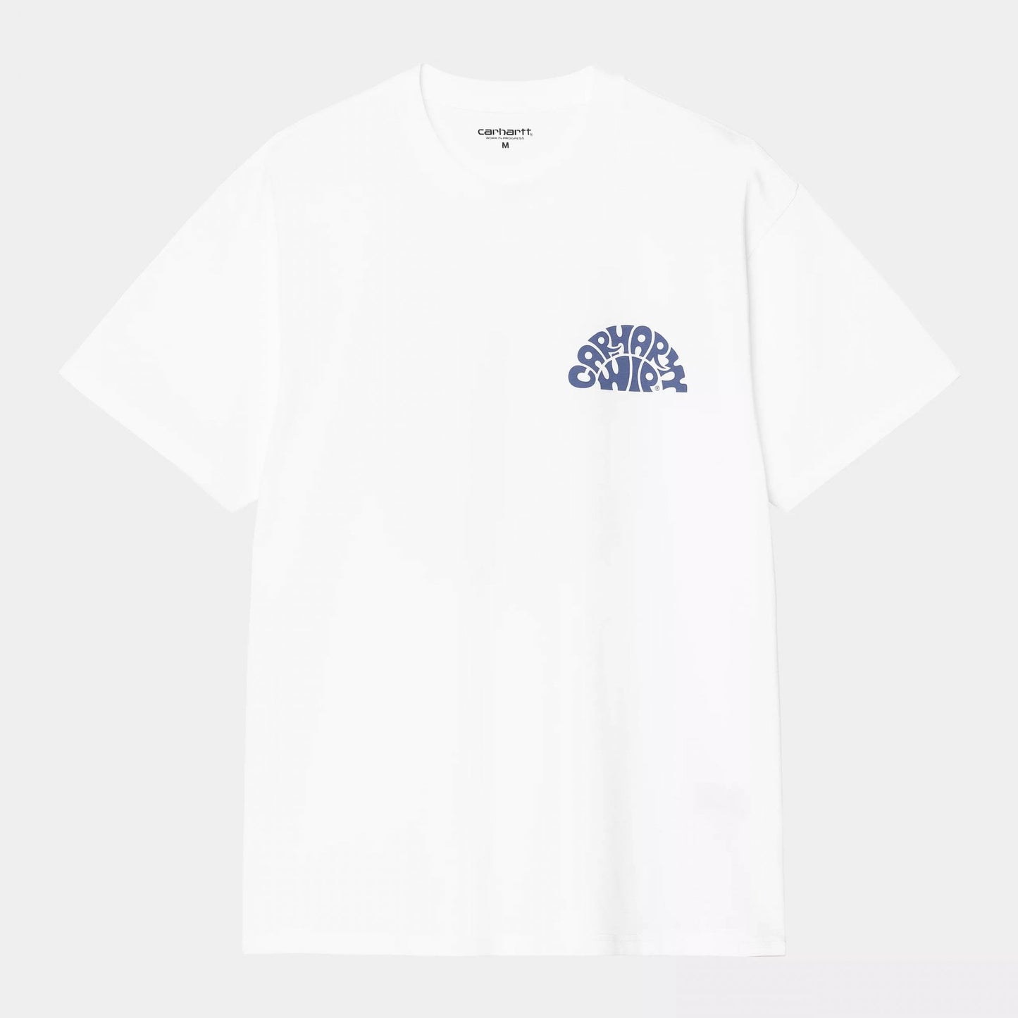 S/S Jazzy T-shirt - White / Blue Iris