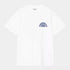 S/S Jazzy T-shirt - White / Blue Iris