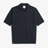 Leif Cotton Linen Polo - Dark Navy