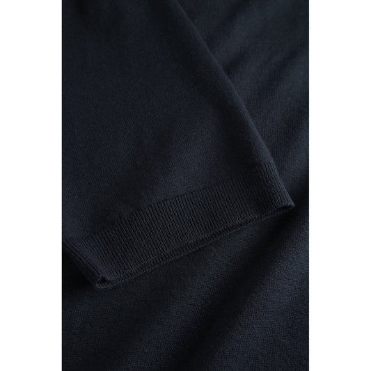 Leif Cotton Linen Polo - Dark Navy