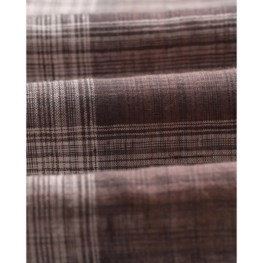Jaunt LS Shirt, Linen - Brown Check