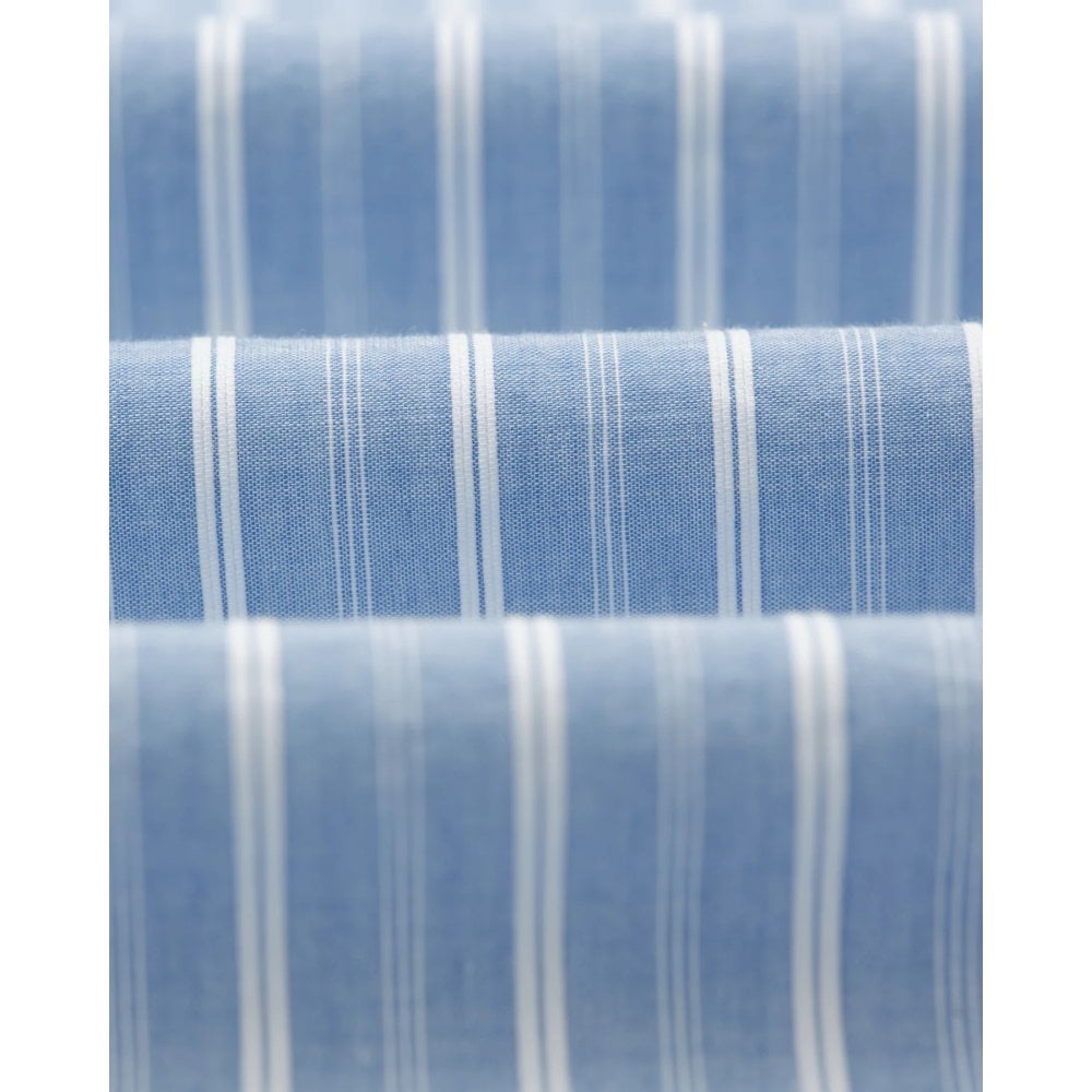Rove LS Shirt, Cotton Poplin - Blue Stripe