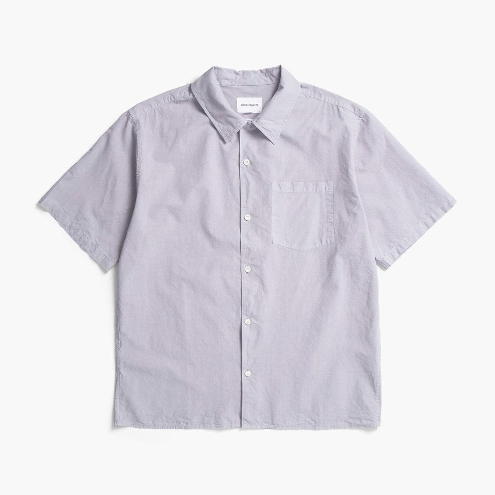 Carsten Cotton Tencel Shirt - Crocus Purple