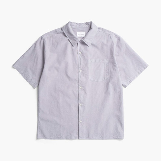 Carsten Cotton Tencel Shirt - Crocus Purple