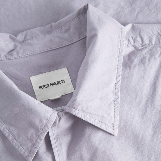 Carsten Cotton Tencel Shirt - Crocus Purple