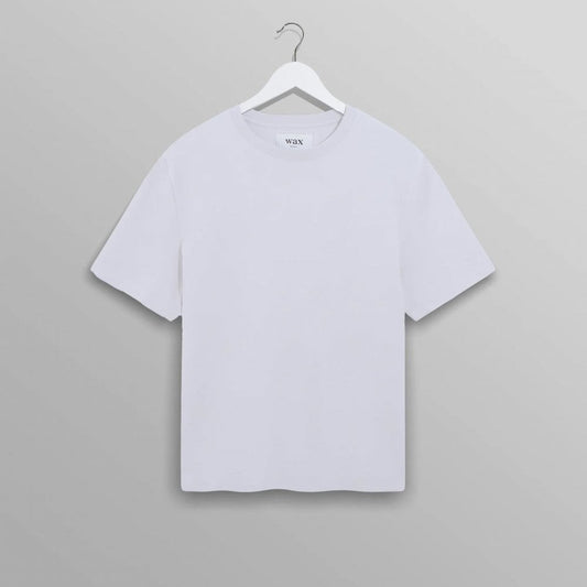 Dean Textured Organic Cotton T-Shirt - White