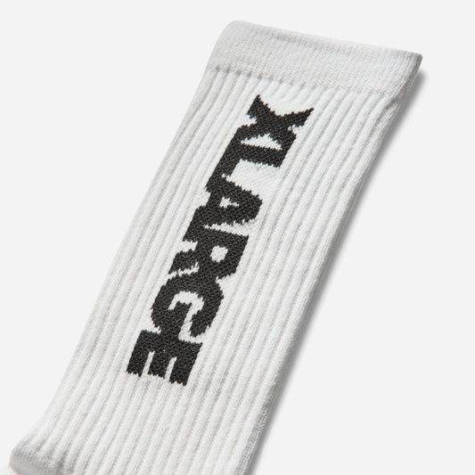 Standard Logo Socks - White