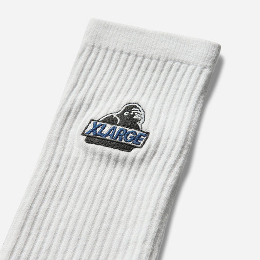 Embroidered OG Socks - White