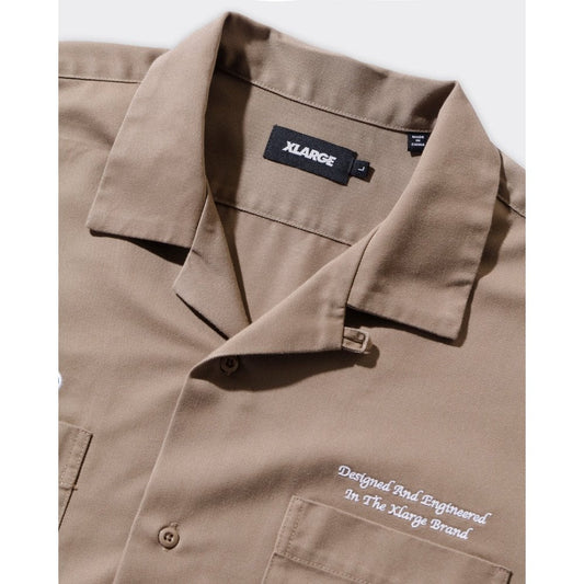 Embroidered S/s Work Shirt