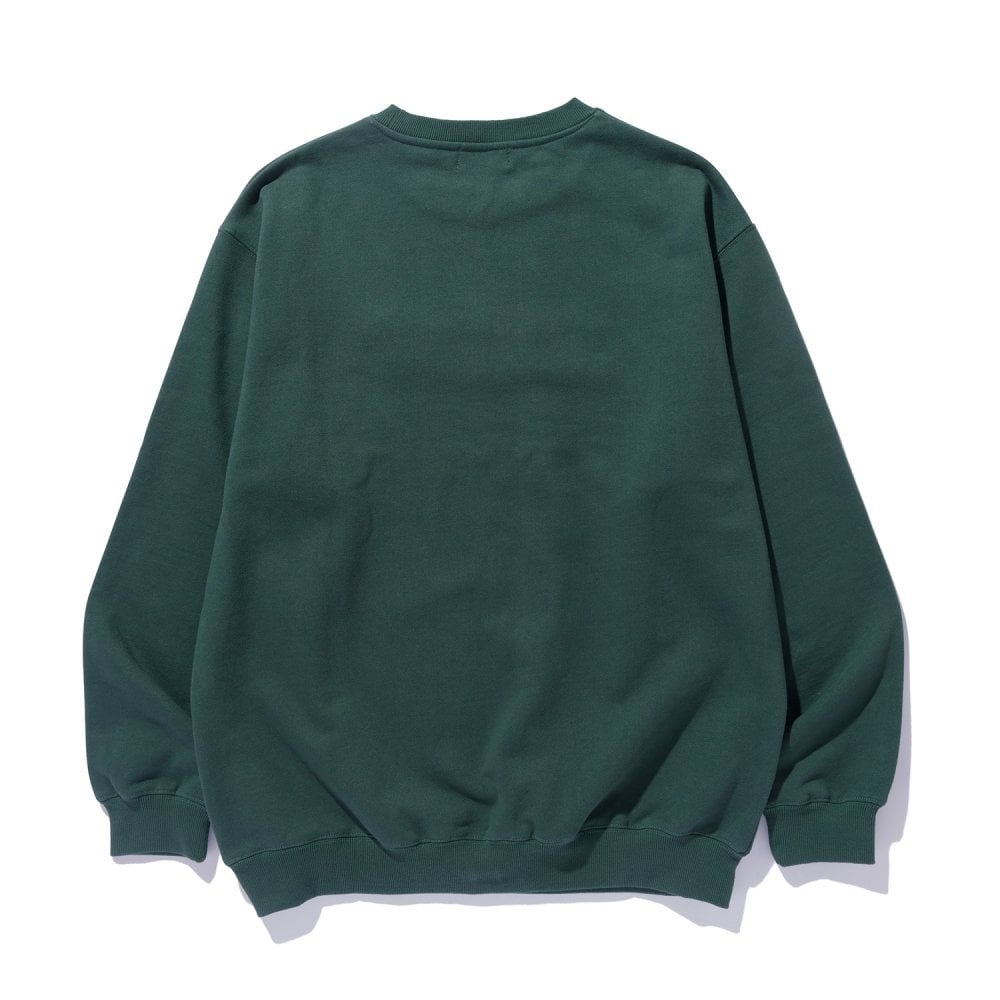 Chenille Standard Logo Crewneck Sweatshirt - Green