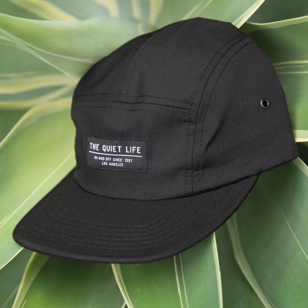 Foundation 5 Panel Camper Hat - Made in U.S.A - 2025 - Black