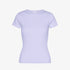 Women's Organic Rib Ss T-shirt - Soft Lavender