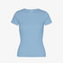 Women's Organic Rib Ss T-shirt - Seaside Blue