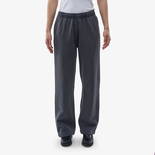 Organic Straight Leg Sweatpants - Faded Black