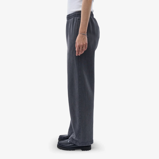 Organic Straight Leg Sweatpants - Faded Black