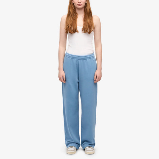 Organic Straight Leg Sweatpants - Seaside Blue