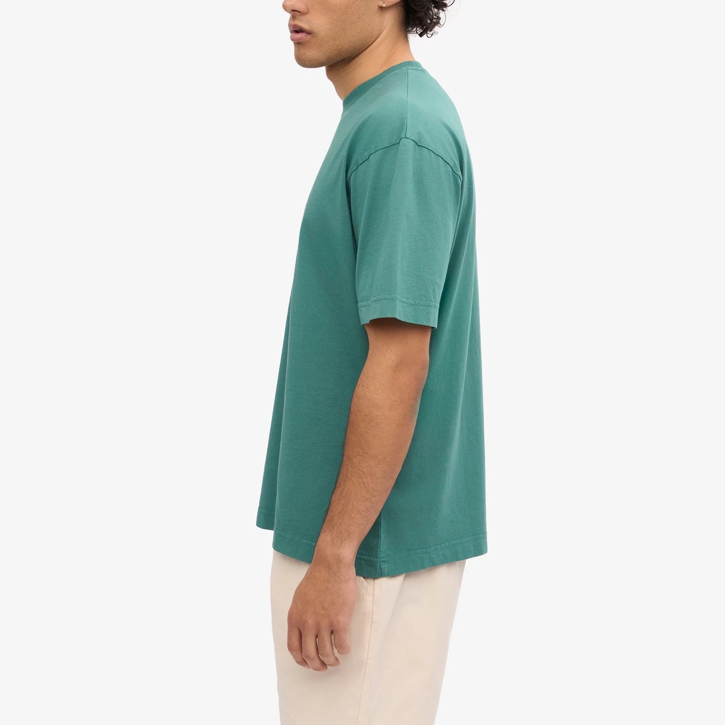 Oversized Organic T-Shirt - Pine Green