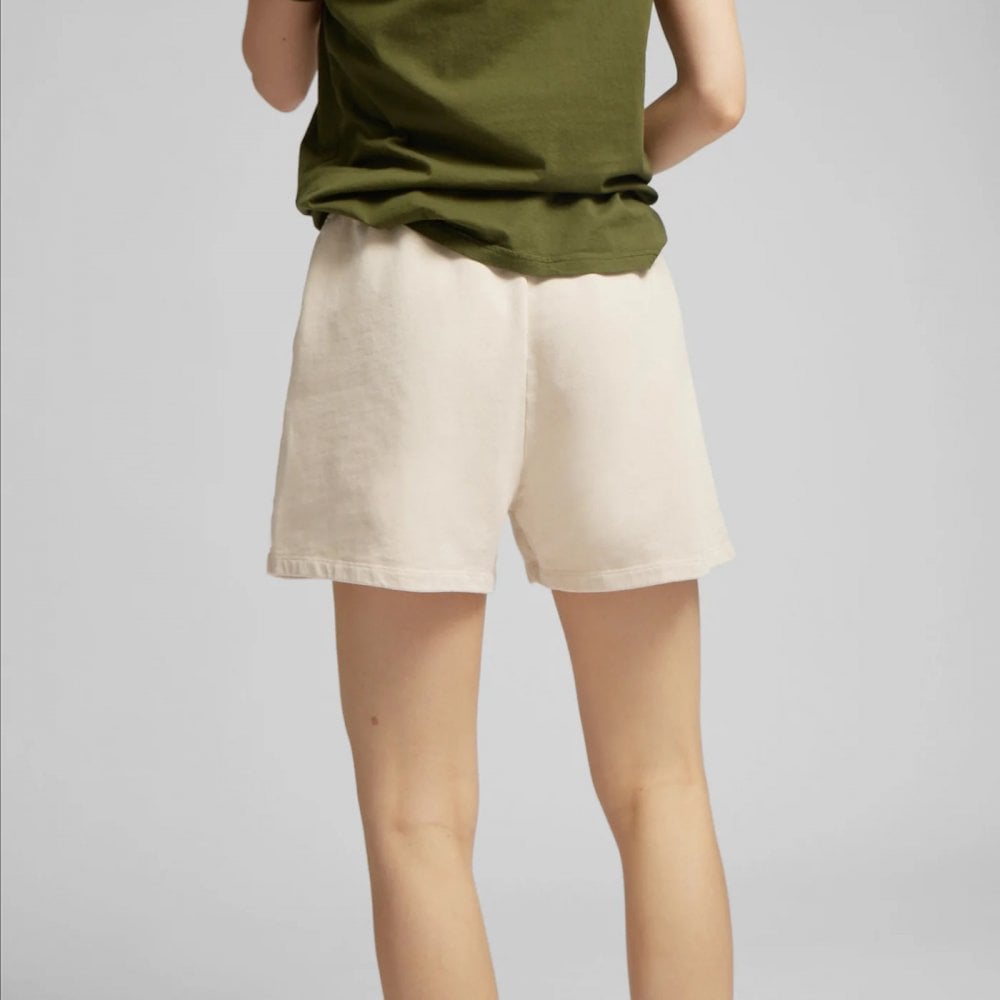 Women's Organic Sweatshorts - Soft Yellow