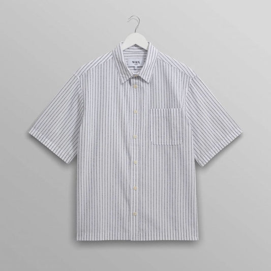 Kew S/S Shirt - Boucle Stripe