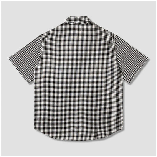 S/S Flannel Shirt - Shale Check