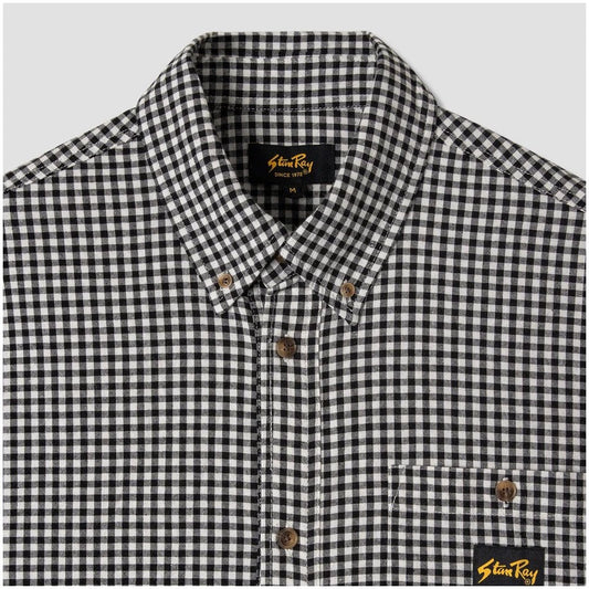 S/S Flannel Shirt - Shale Check