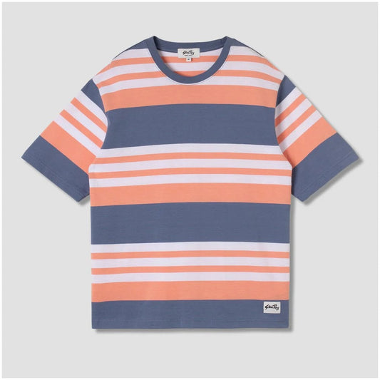 Stripe Tee - Washed Red