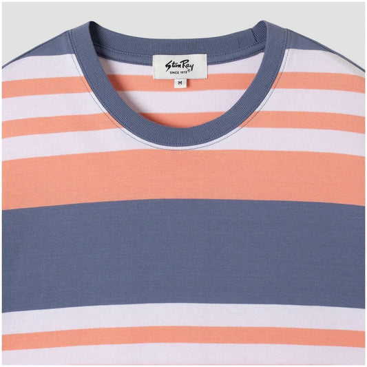 Stripe Tee - Washed Red