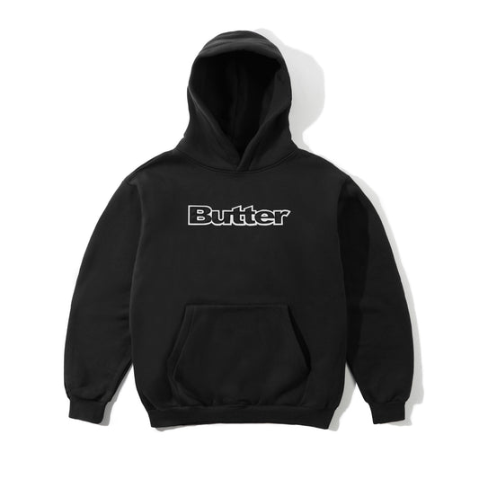 Satin Logo Applique Pullover Hood