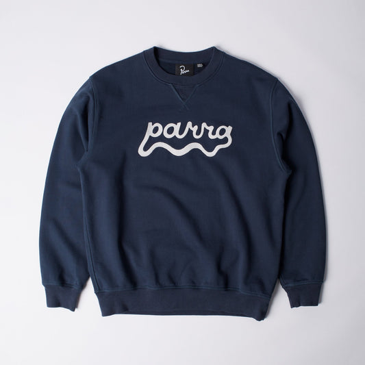 Water Wave Logo Crew Neck Sweatshirt