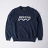 Water Wave Logo Crew Neck Sweatshirt