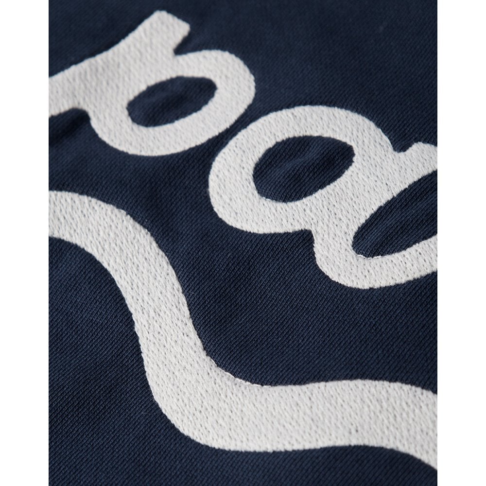 Water Wave Logo Crew Neck Sweatshirt