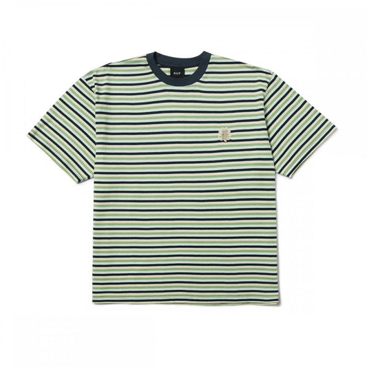 Apollo Striped S/s Knit Tee - Blue