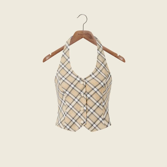 Sloane Check Waistcoat