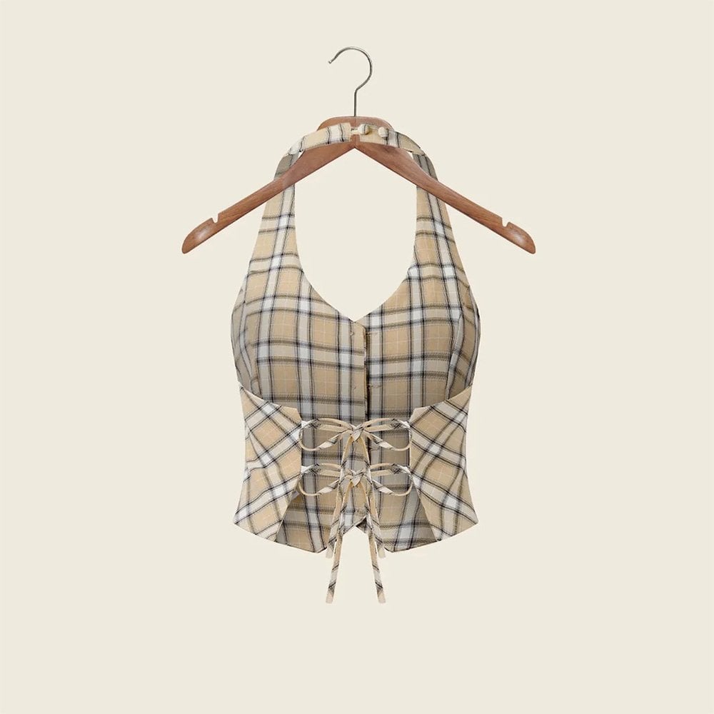 Sloane Check Waistcoat