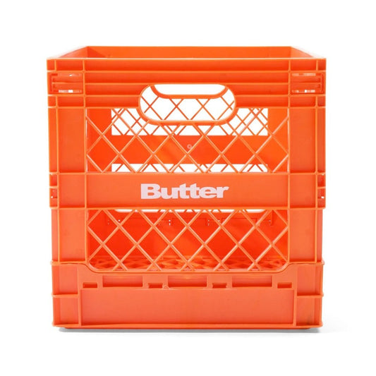 Collapsable Record Crate Orange