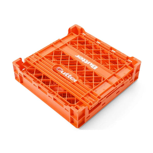 Collapsable Record Crate Orange