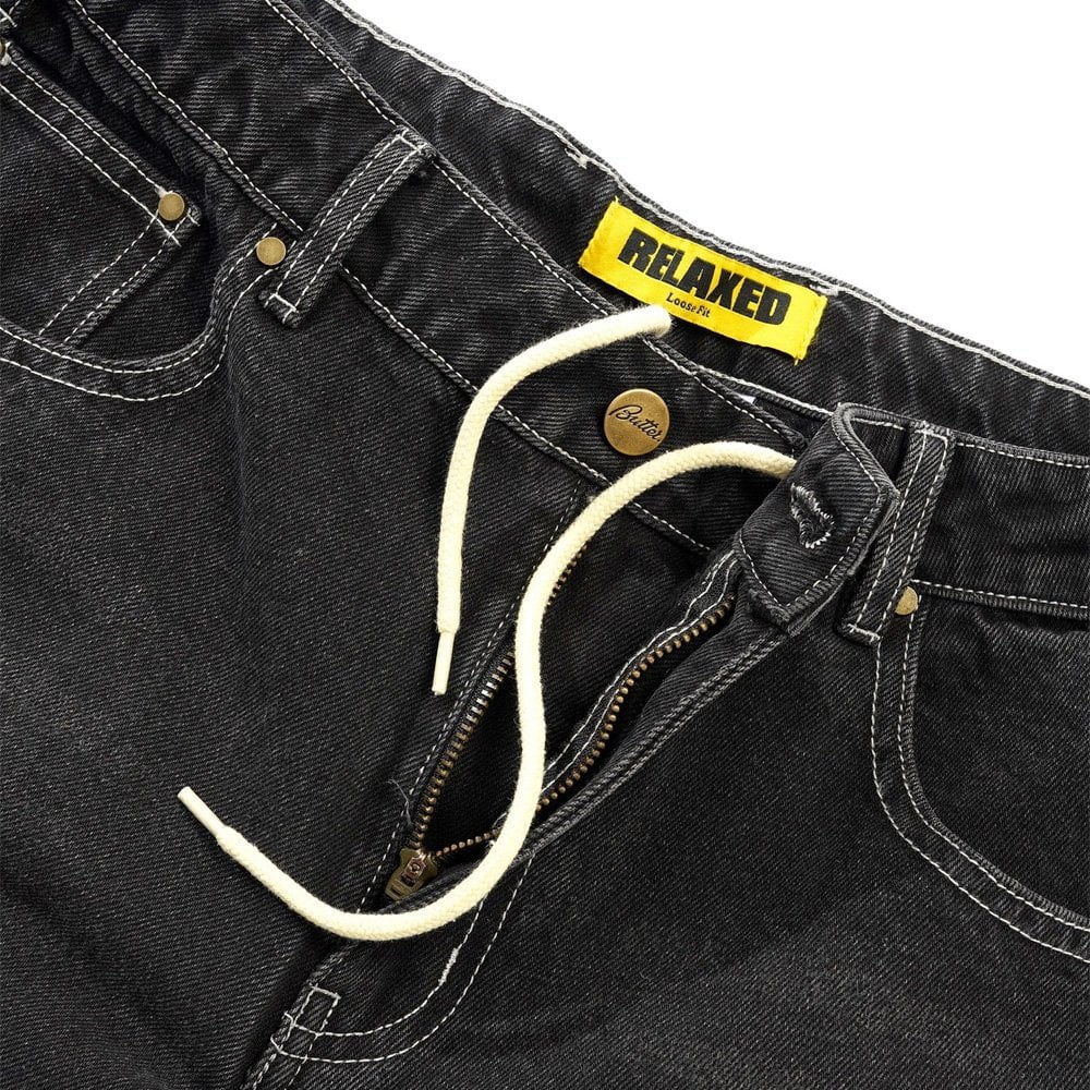 Ace Denim Jeans - Distressed Black