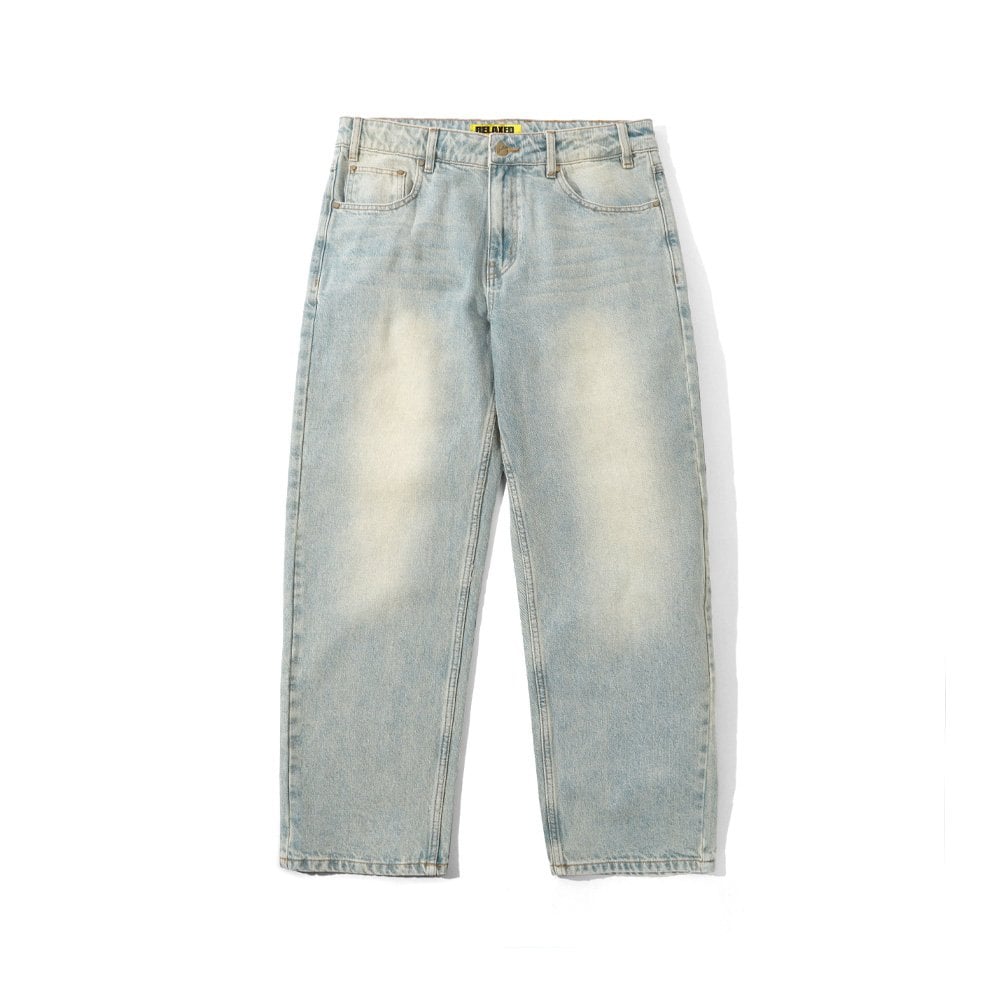 Ace Denim Jeans - Distressed Light Blue