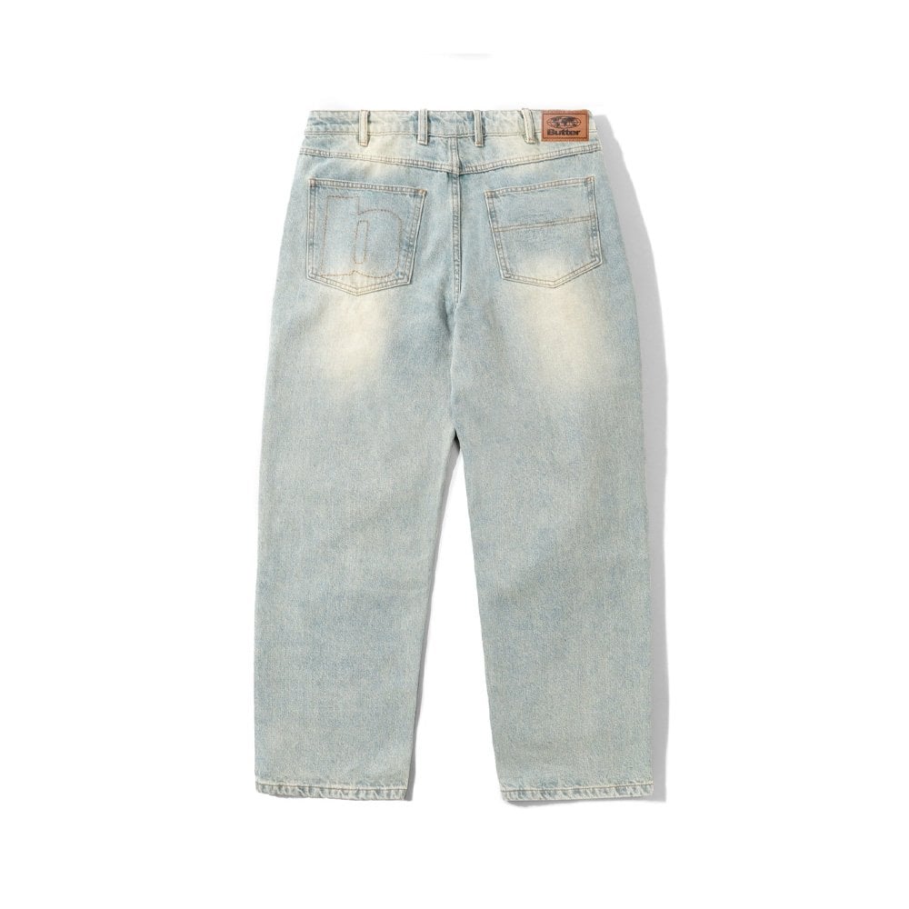 Ace Denim Jeans - Distressed Light Blue