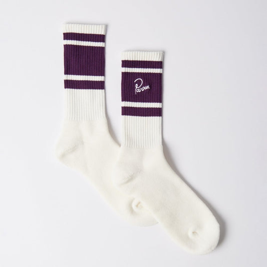 Signature Striped Crew Socks