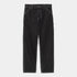 Single Knee Pant - Black Rinsed