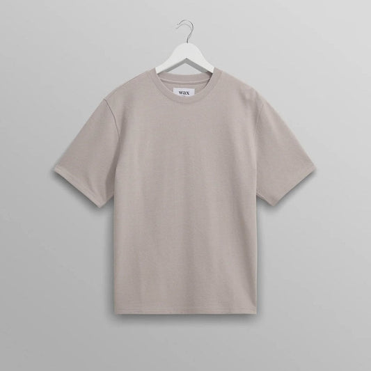 Dean Textured Organic Cotton T-Shirt - Clay