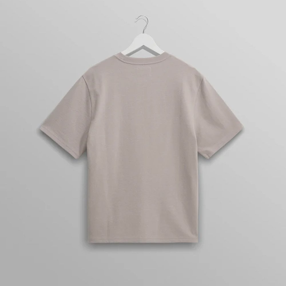 Dean Textured Organic Cotton T-Shirt - Clay