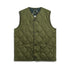 Military V Neck Snap Button Down Vest