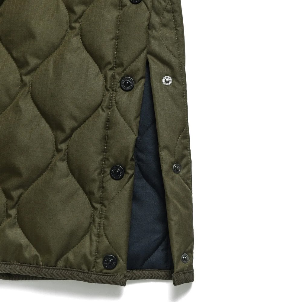 Military V Neck Snap Button Down Vest