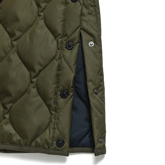 Military V Neck Snap Button Down Vest